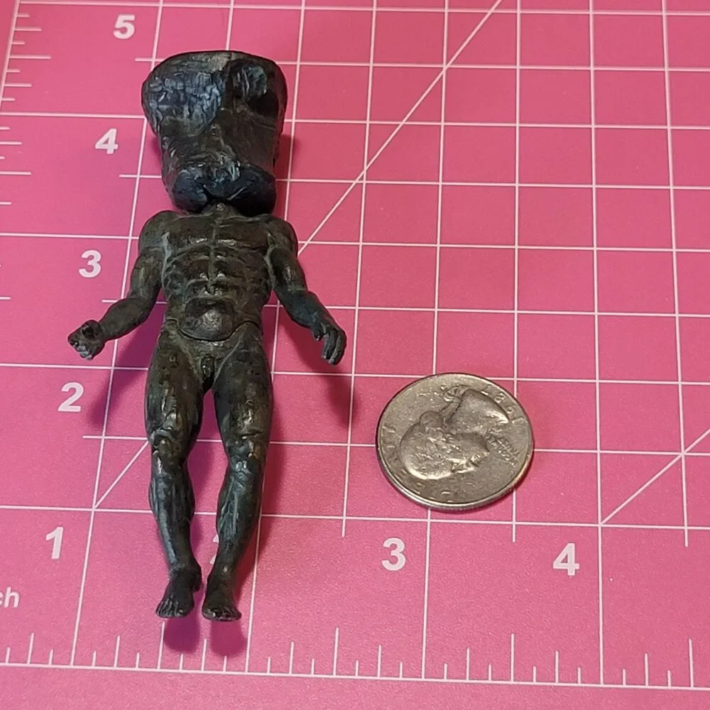 The Non-Thinker - Takara Tomy Arts Gray Headstand Mini Figure